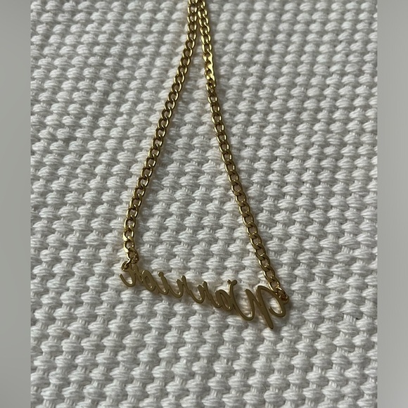 18k gold plated Custom Warrior Necklace - Picture 2 of 7